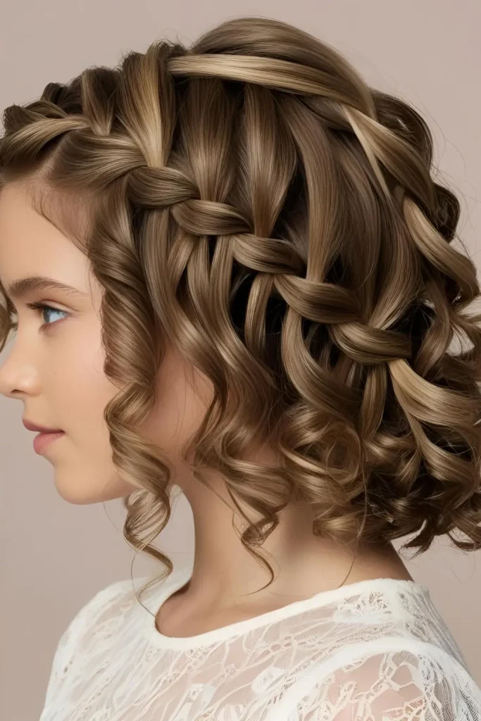 15 Beautiful Hairstyles With Baby Braids  Baby Braids and Curls
