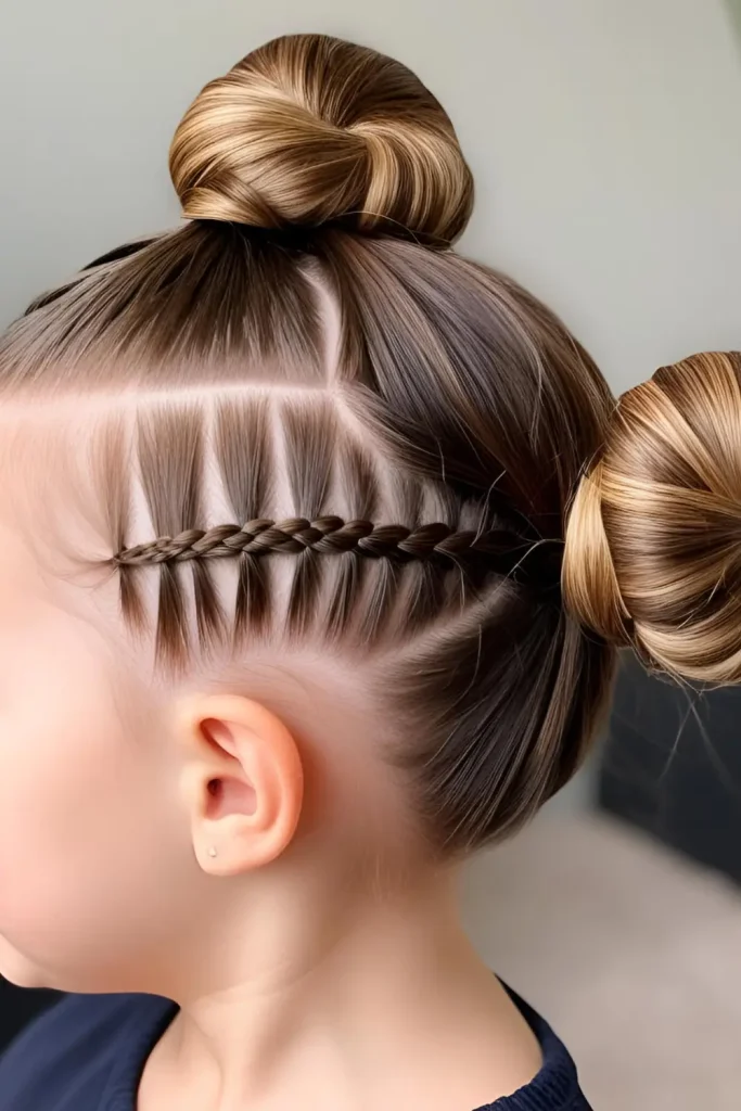 Baby Braids and Space Buns