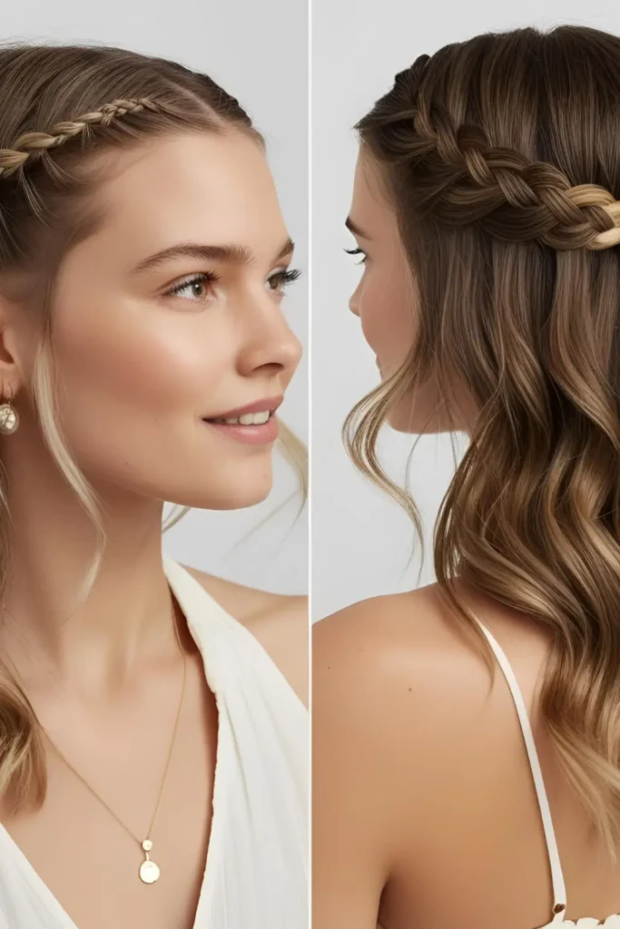 15 Beautiful Hairstyles With Baby Braids  Double Baby Braids