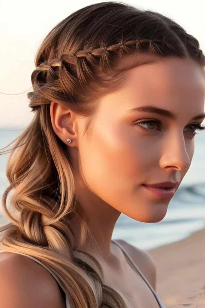 15 Beautiful Hairstyles With Baby Braids Half-Up, Half-Down Baby Braids)