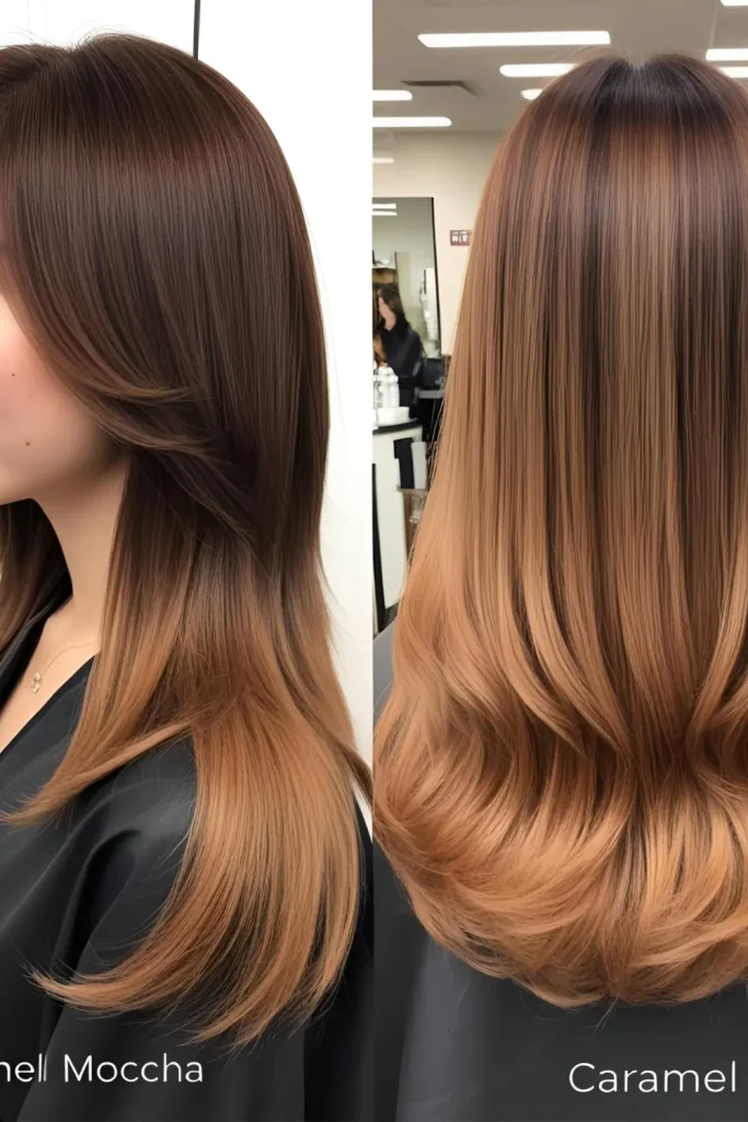 15 Best Hairstyles With Caramel Highlights Caramel mocha highlights on medium-length hair