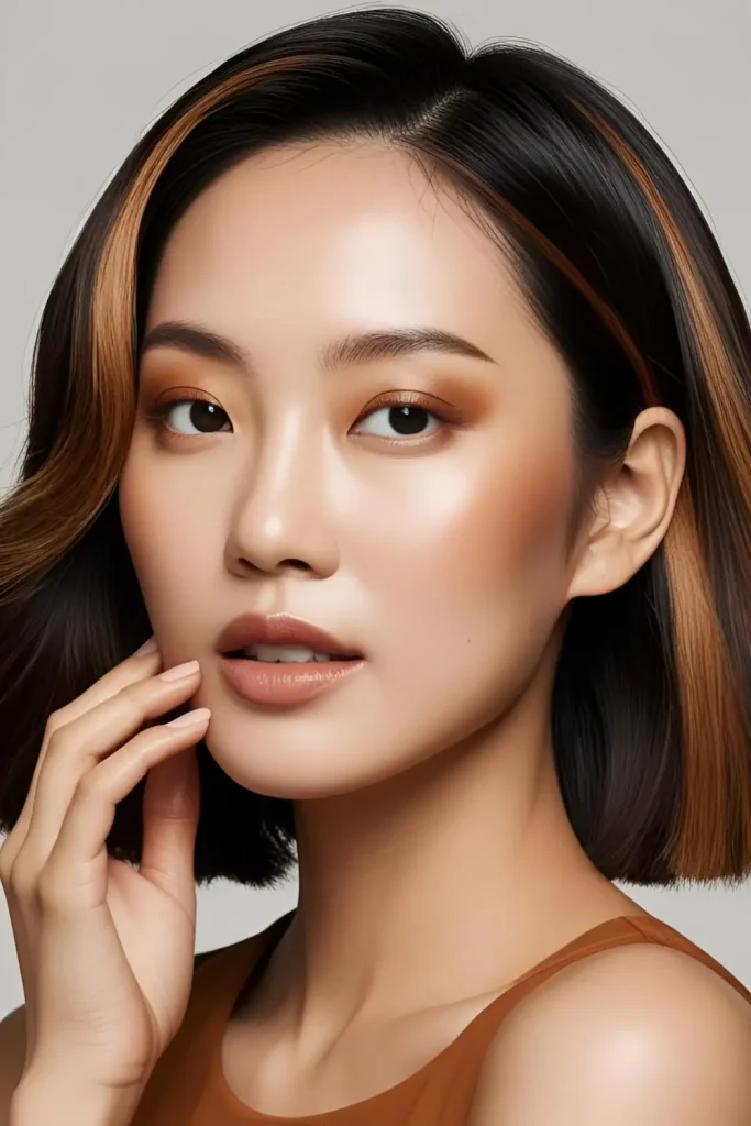 15 Best Hairstyles With Caramel Highlights Caramel money piece highlights