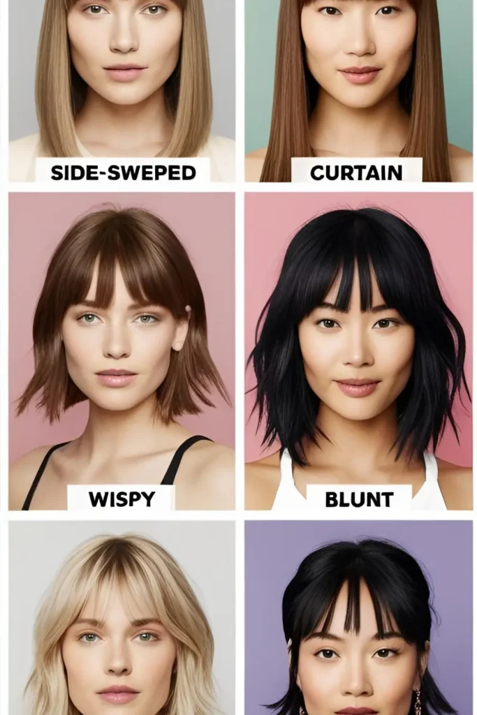 15 Different Types of Bangs to Try Out!