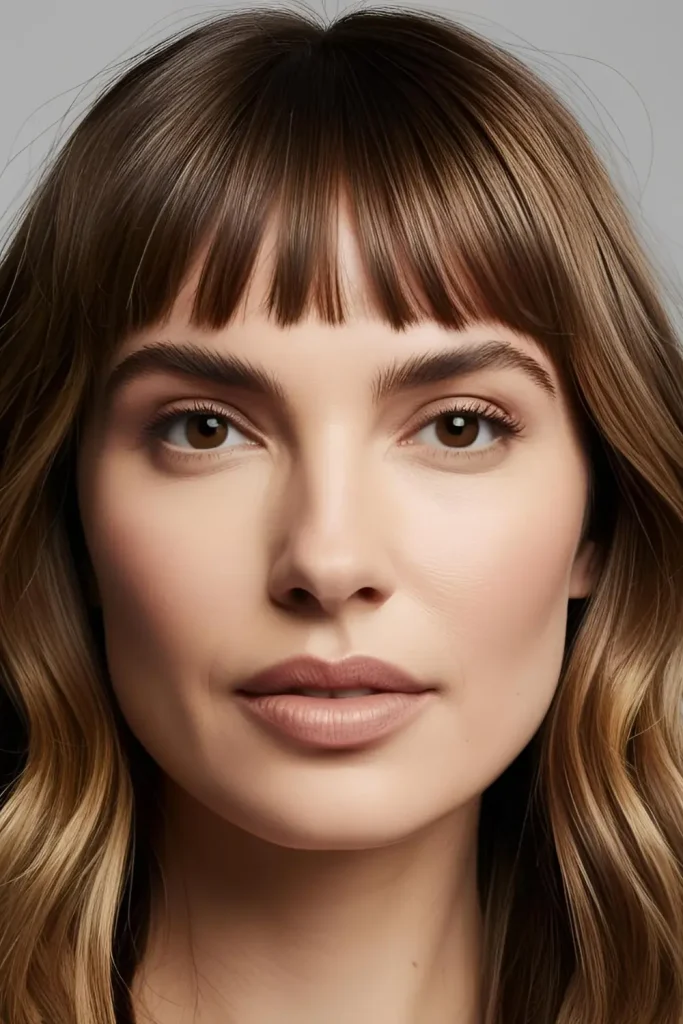 15 Different Types of Bangs to Try Out! Brow-Skimming Bangs