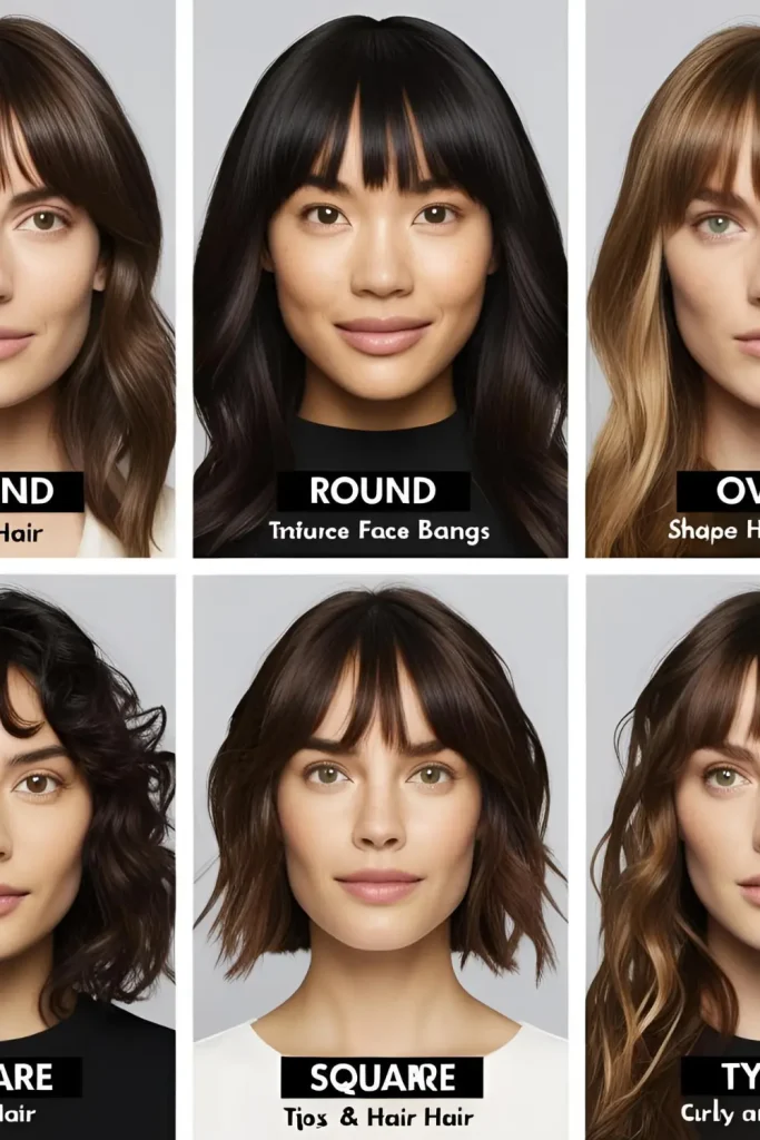15 Different Types of Bangs to Try Out! ( How to Choose the Best Bangs for You