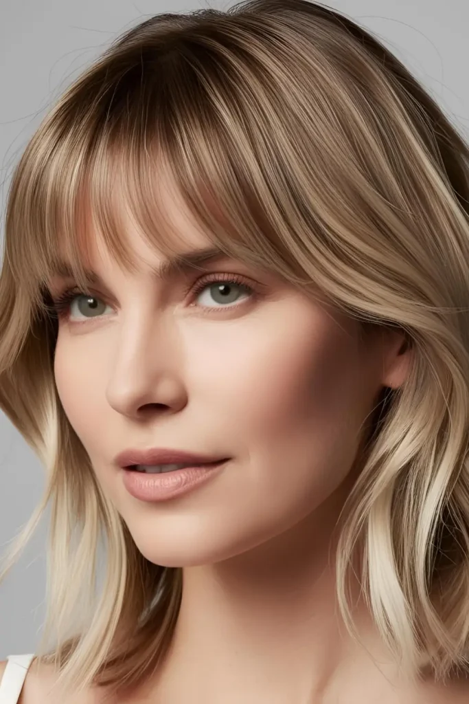 15 Different Types of Bangs to Try Out!  Soft Blended Bangs