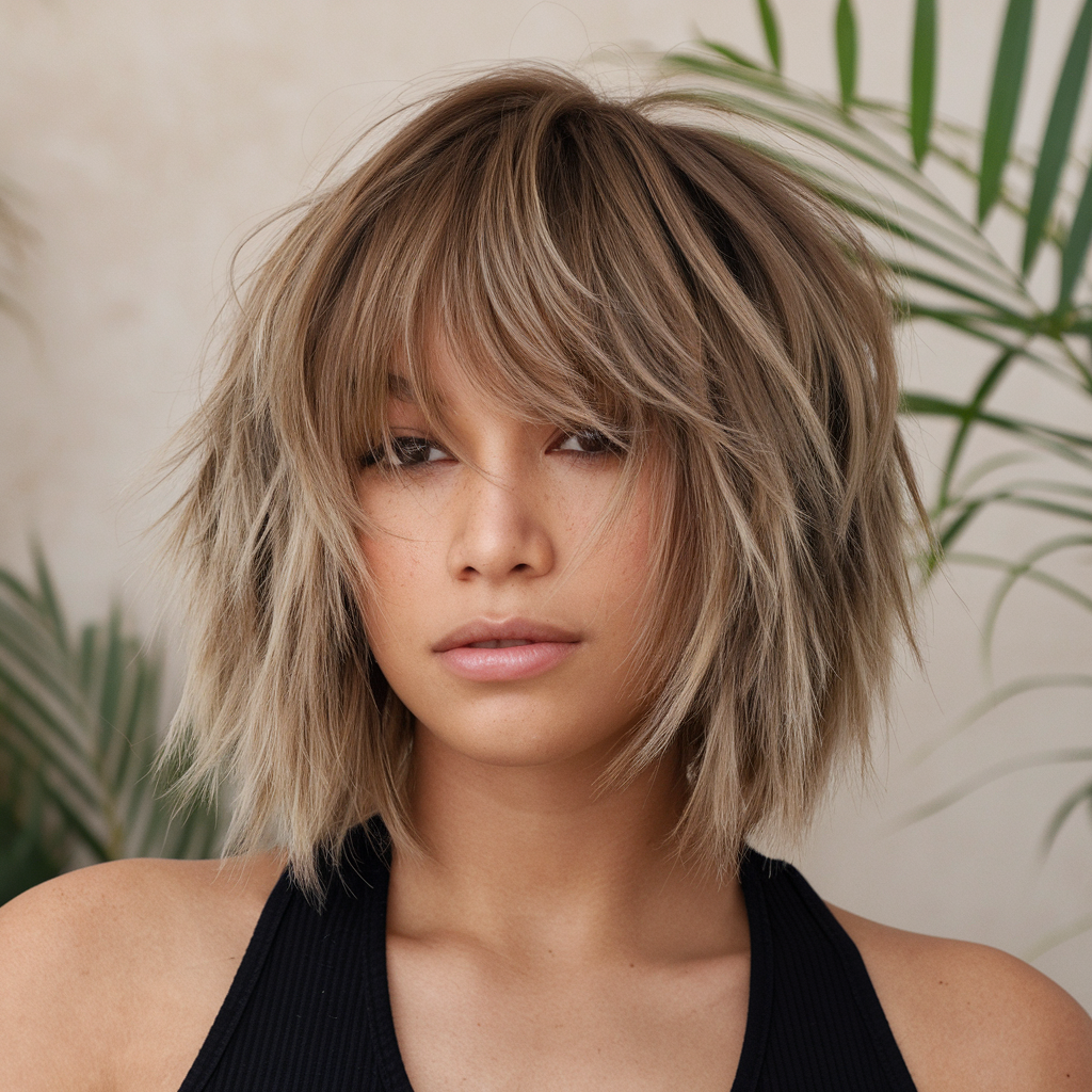 15 Easy Short Shag Hairstyles with Bangs