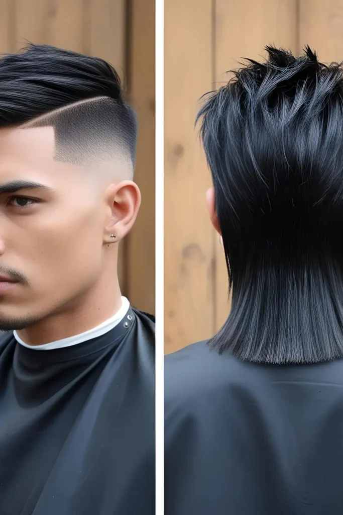 15 Edgy Faded Mullet Hairstyles for Men  High Fade Mullet
