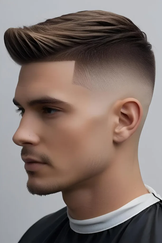15 Edgy Faded Mullet Hairstyles for Men  Taper Fade Mullet)