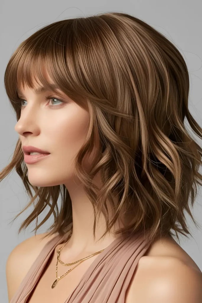 15 Edgy and Stylish Soft Mullet Hairstyles Soft Mullet with Curtain Bangs