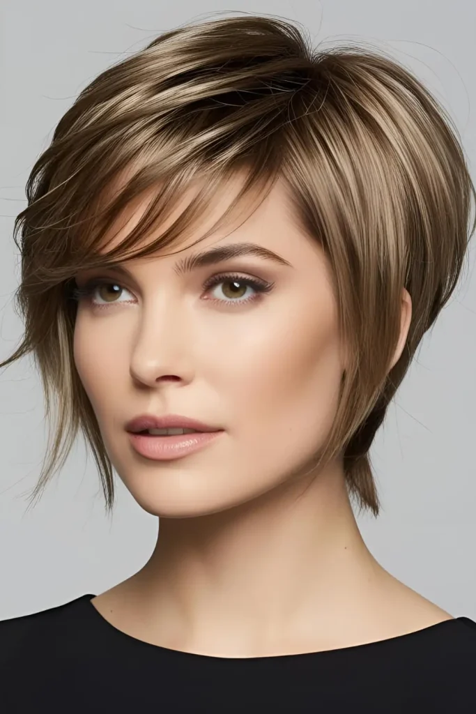15 Edgy and Stylish Soft Mullet Hairstyles (  Soft Mullet with Side Bangs