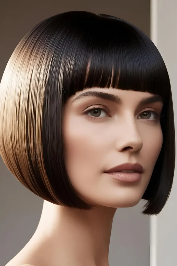 15 Hairstyles for Oval-Shaped Face Blunt bob