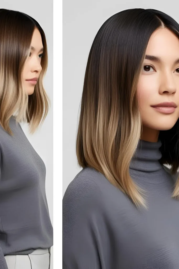 15 Hairstyles for Oval-Shaped Face ( Shoulder-length lob