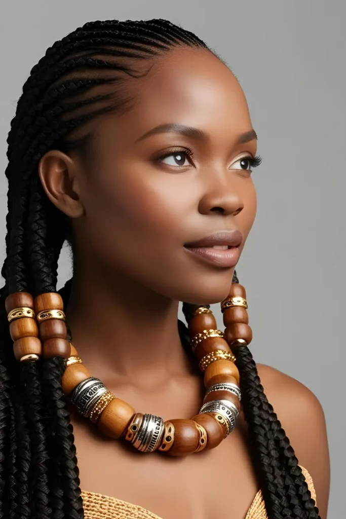 15 Mesmerising Fulani Braids to Stun Everyone Fulani Braids with Beads
