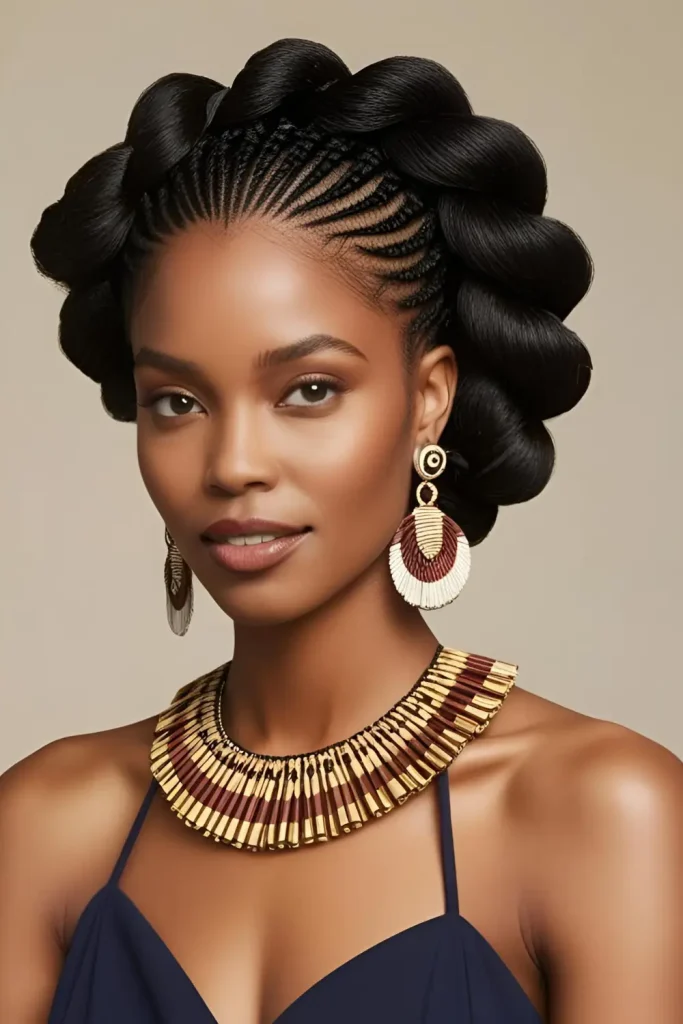 15 Mesmerising Fulani Braids to Stun Everyone Fulani Braids with Curled Ends