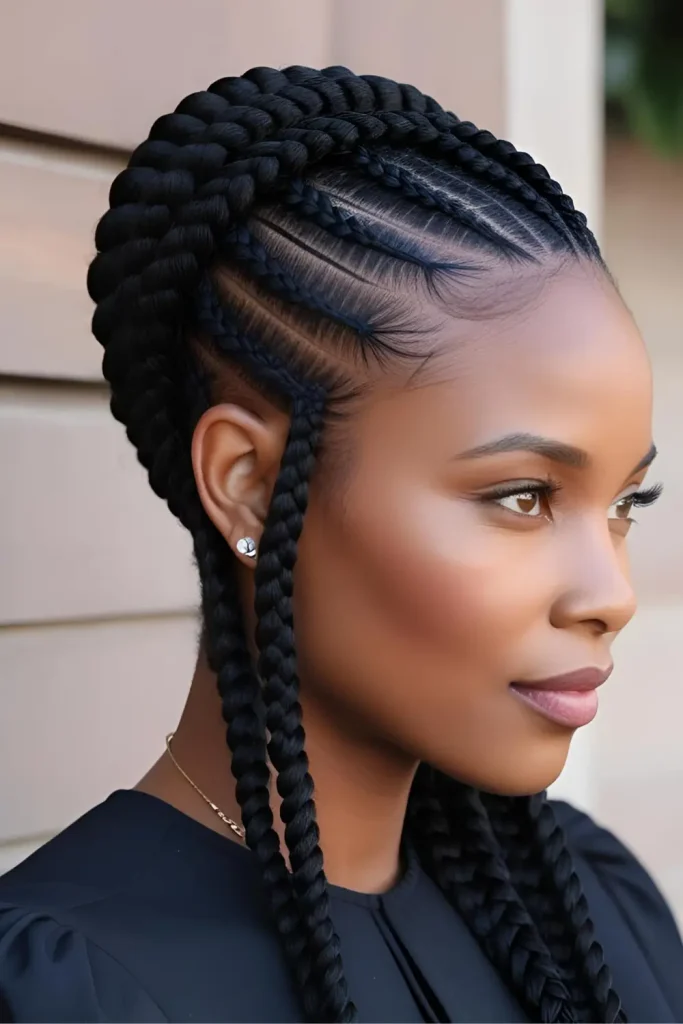 15 Mesmerising Fulani Braids to Stun Everyone Fulani Braids with Tapered Sides