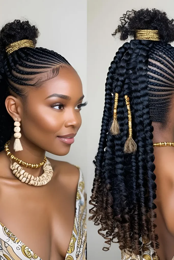 15 Mesmerising Fulani Braids to Stun Everyone Goddess Fulani Braids