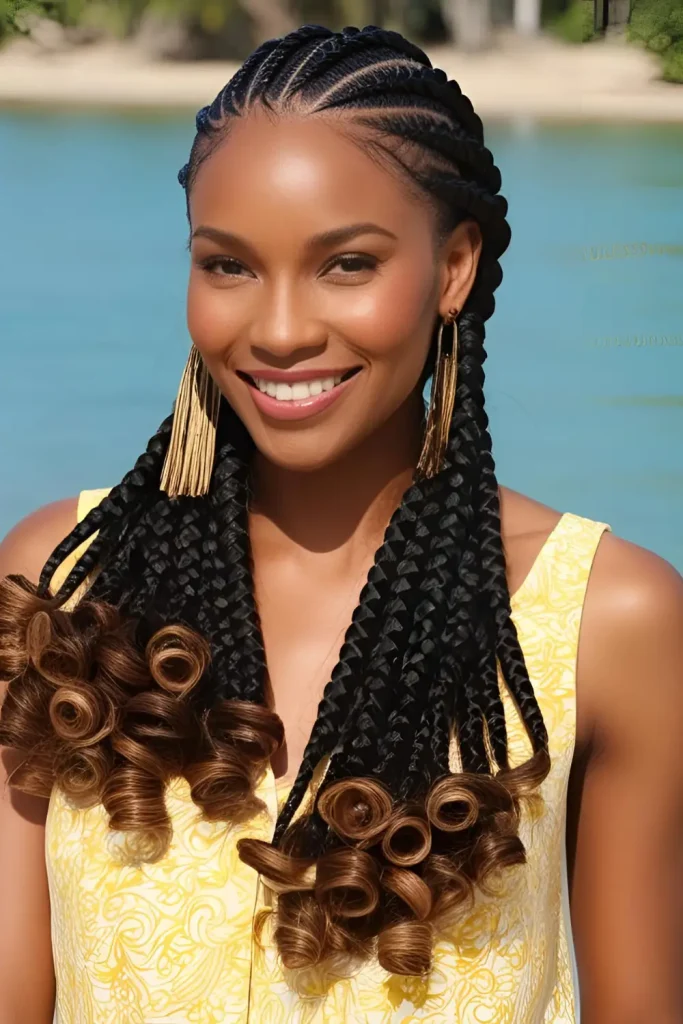 15 Mesmerising Fulani Braids to Stun Everyone Half-Up Fulani Braids