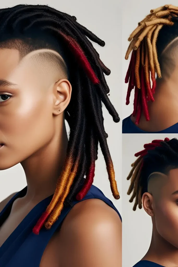 20 Edgy Side-Shaved Hairstyles to Stand Out! Side-shaved dreadlocks