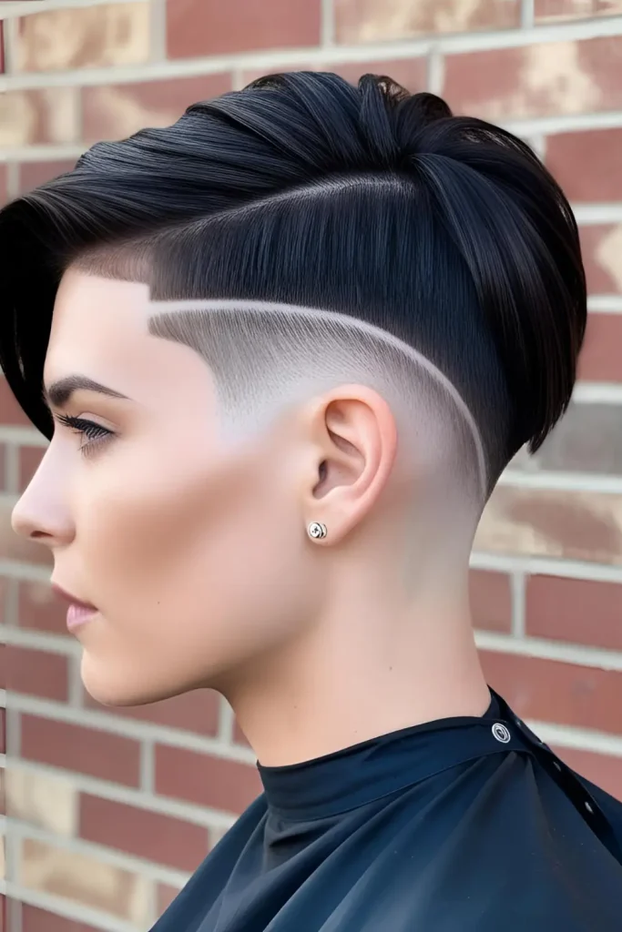 20 Edgy Side-Shaved Hairstyles to Stand Out! Side-shaved mullet