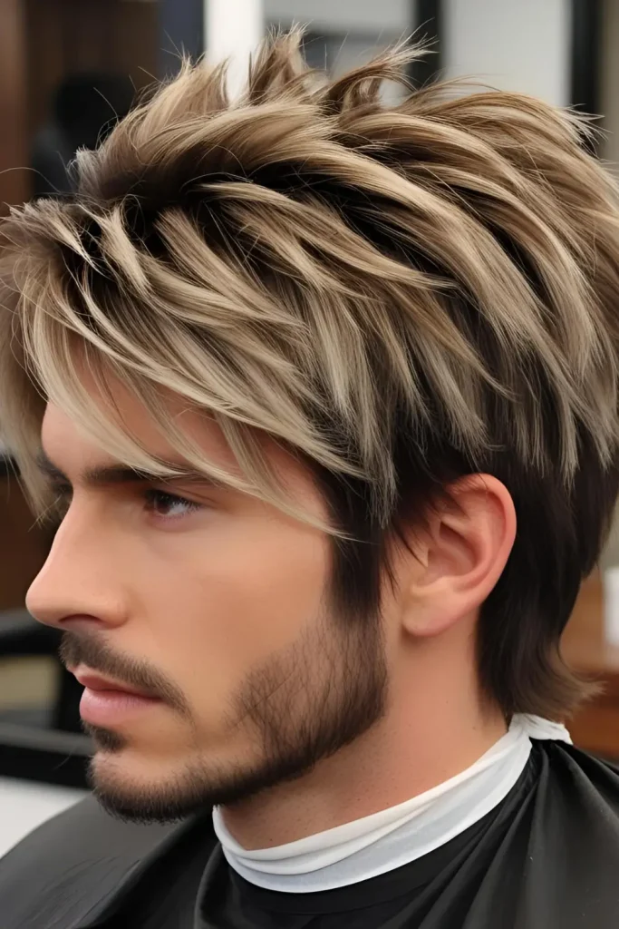 
20 Stylish Men’s Wolf Cut Ideas





