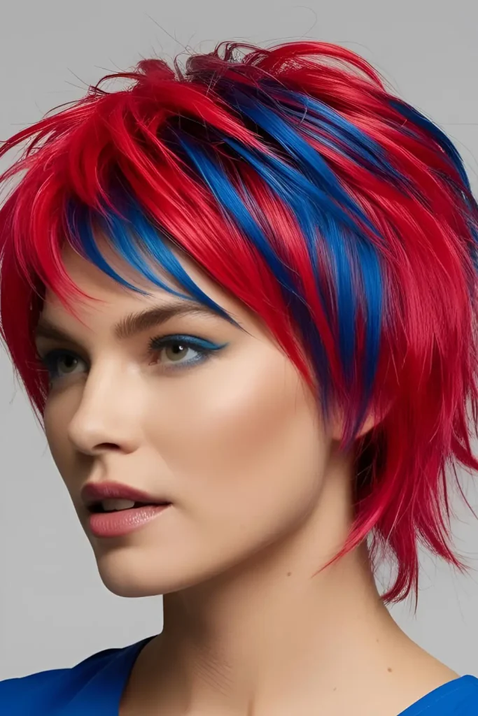 20 Stylish Men’s Wolf Cut Ideas  Wolf Cut with Bold Color