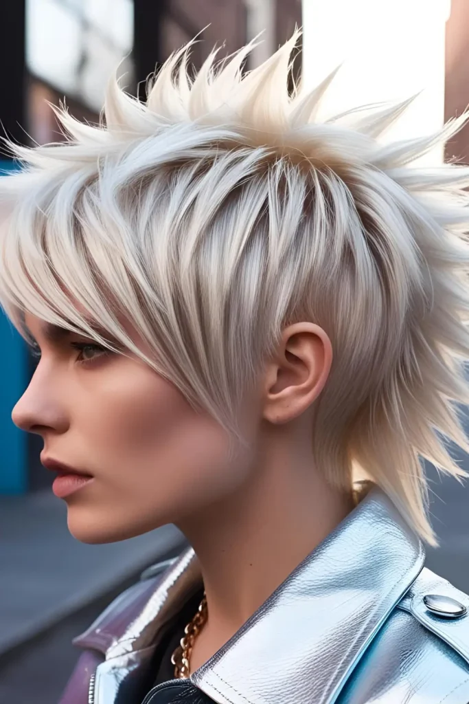 20 Stylish Men’s Wolf Cut Ideas  Wolf Cut with Platinum Hair