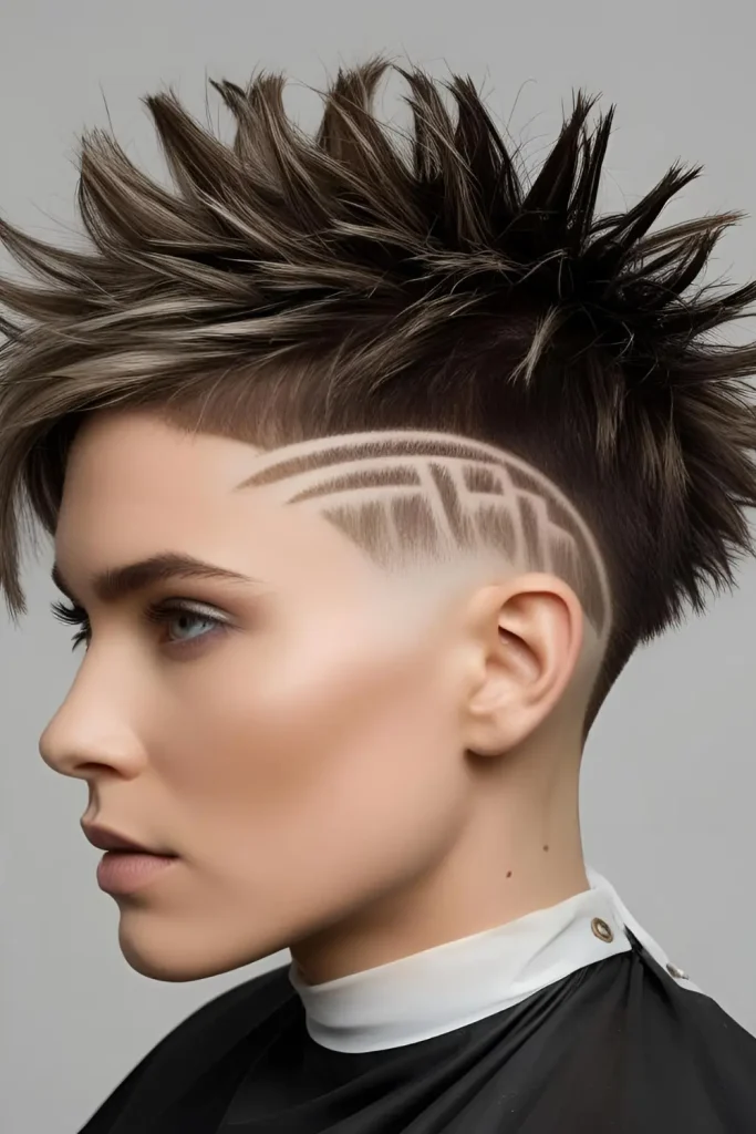 20 Stylish Men’s Wolf Cut Ideas  Wolf Cut with Shaved Design)