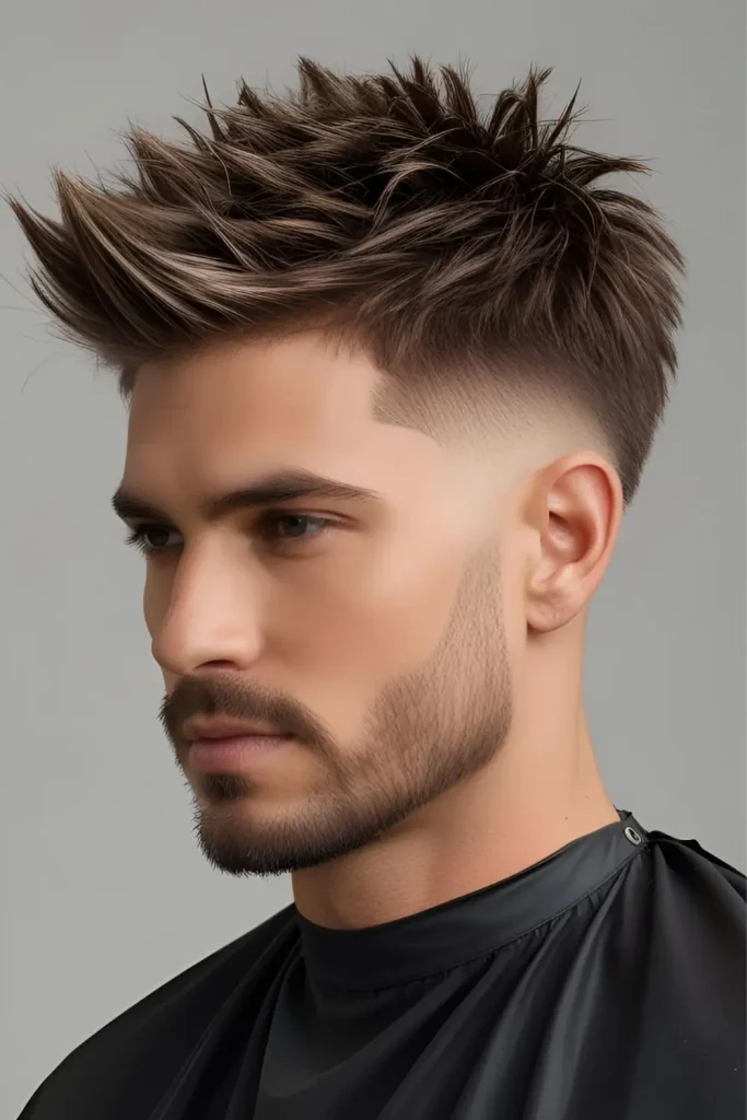 20 Stylish Men’s Wolf Cut Ideas  Wolf Cut with Side Part