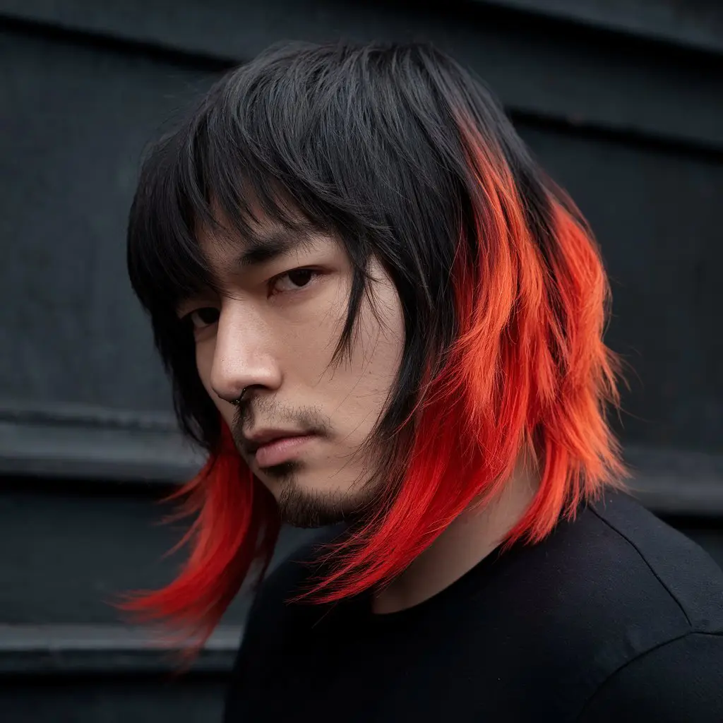  Black with Red Tips