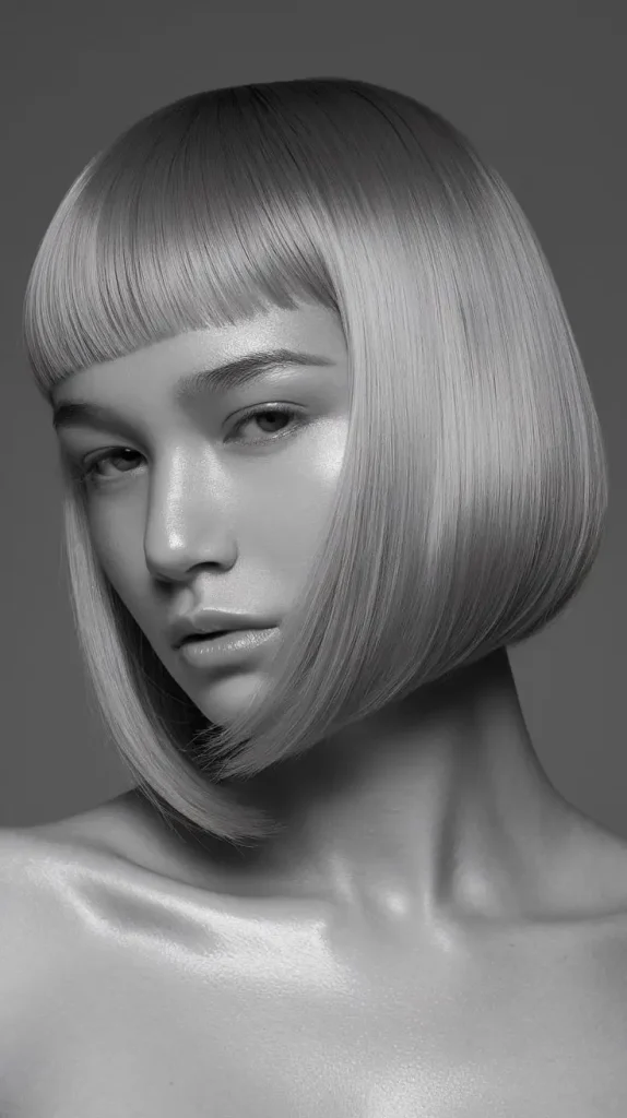 Blunt Bob with Undercut