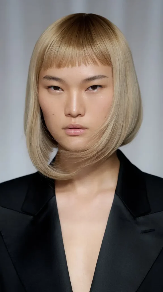 Blunt Cut With Hidden Layers