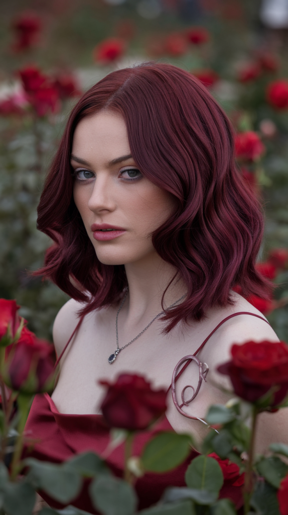 Burgundy with Purple Undertones