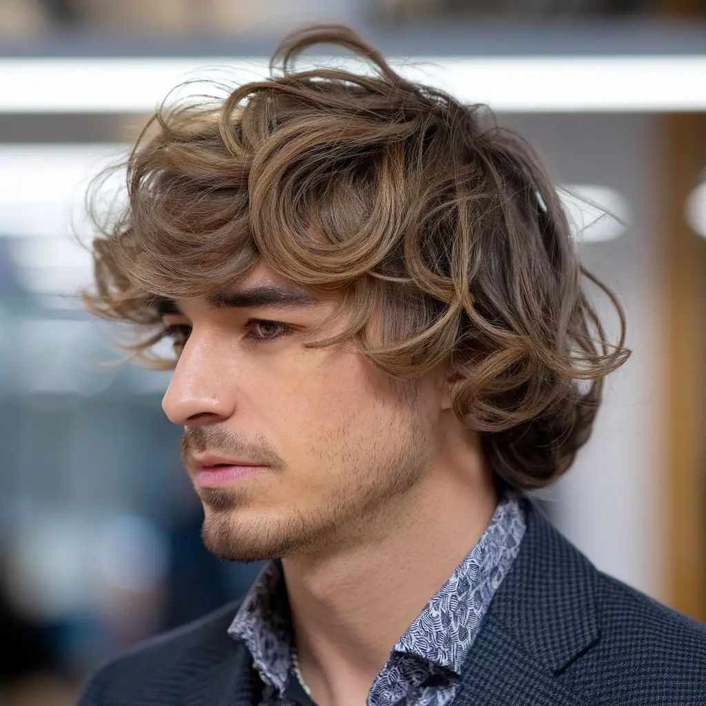 Classic Curly Wolf Cut