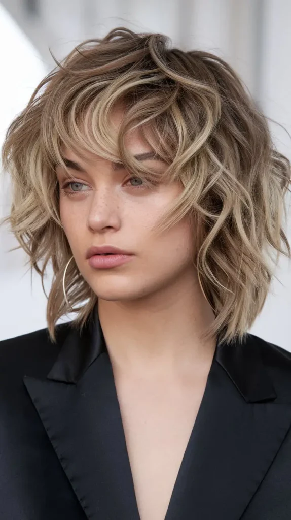 Layered Hair With Balayage