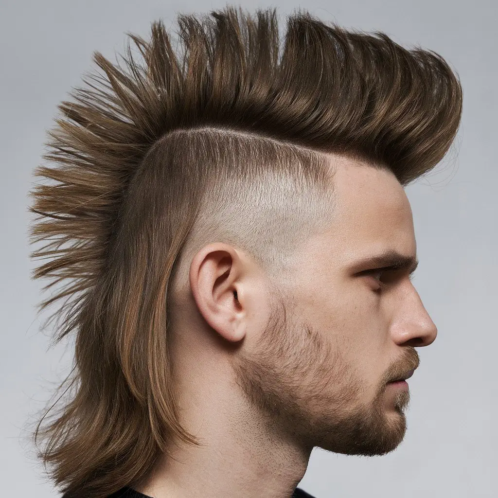 Faux Hawk Mullet