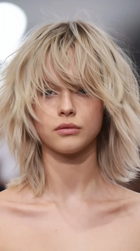 Fluffy Shag with Tapered Ends – Effortlessly Cool