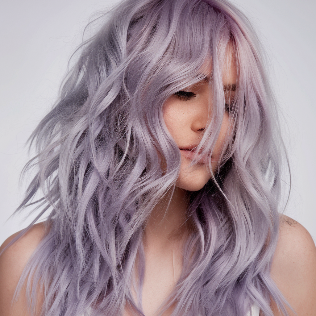 Lavender Long Shag