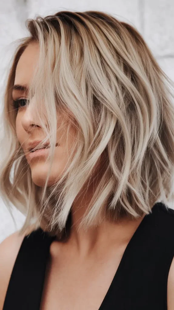 Layered Lob (Long Bob)