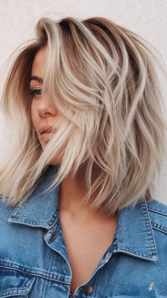 Layered Mid-Length Haircut