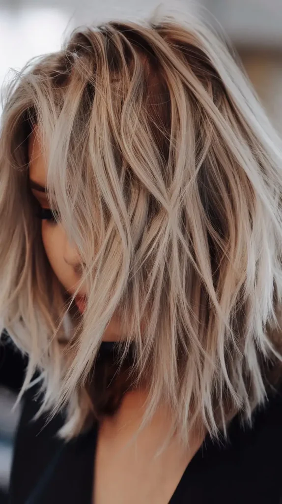 Layered Shoulder-Length Shag