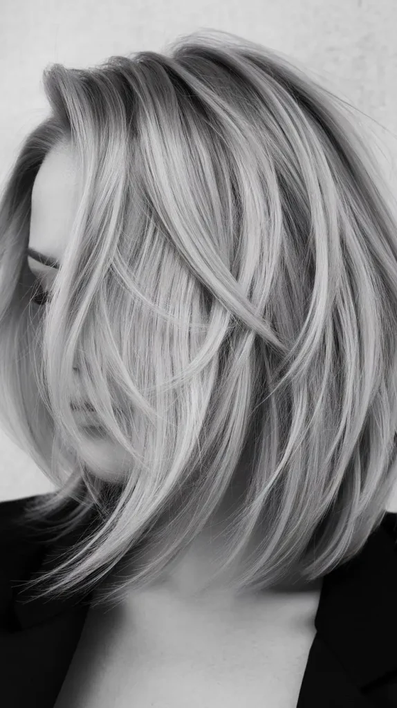 Layered Undercut Bob