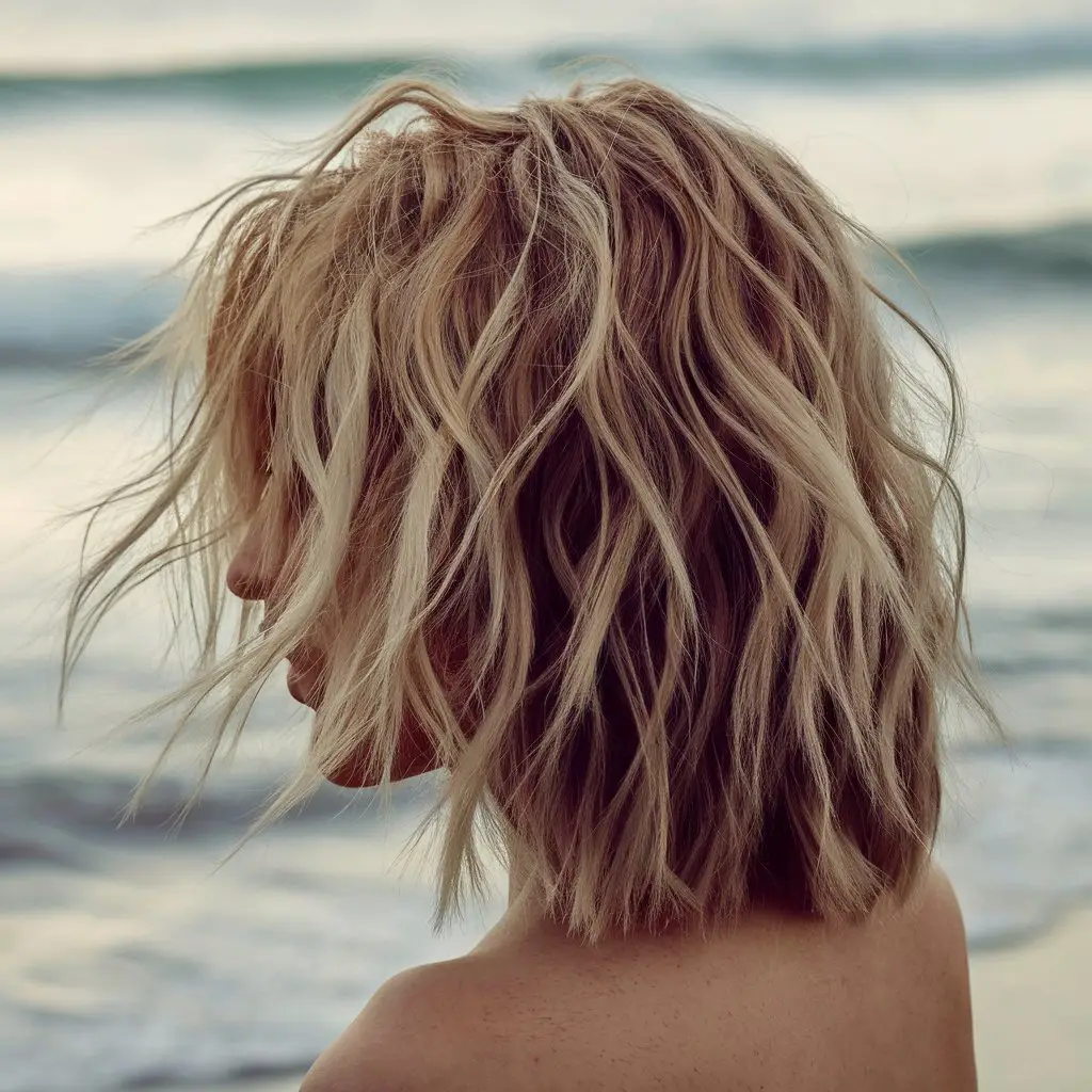 Medium Shag with Tousled Beach Waves