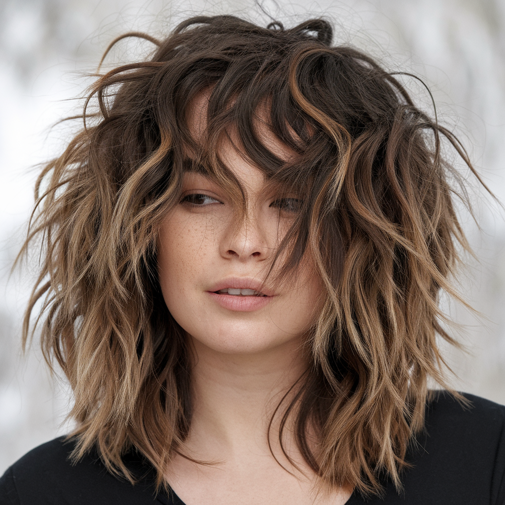 Messy Twisty Curly Shag