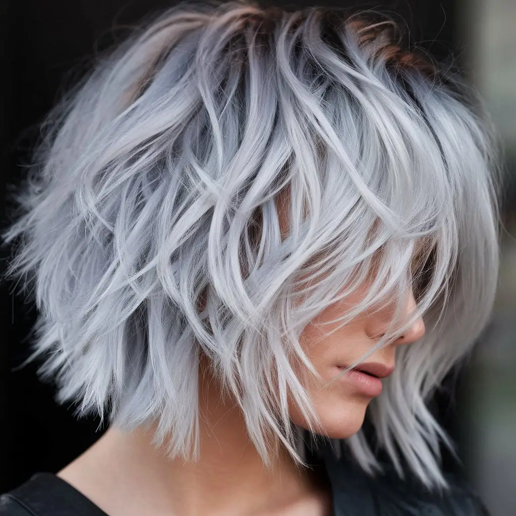 Platinum Blonde with Lowlights