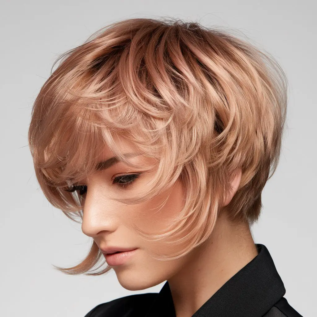 Rose Gold Pixie Bob