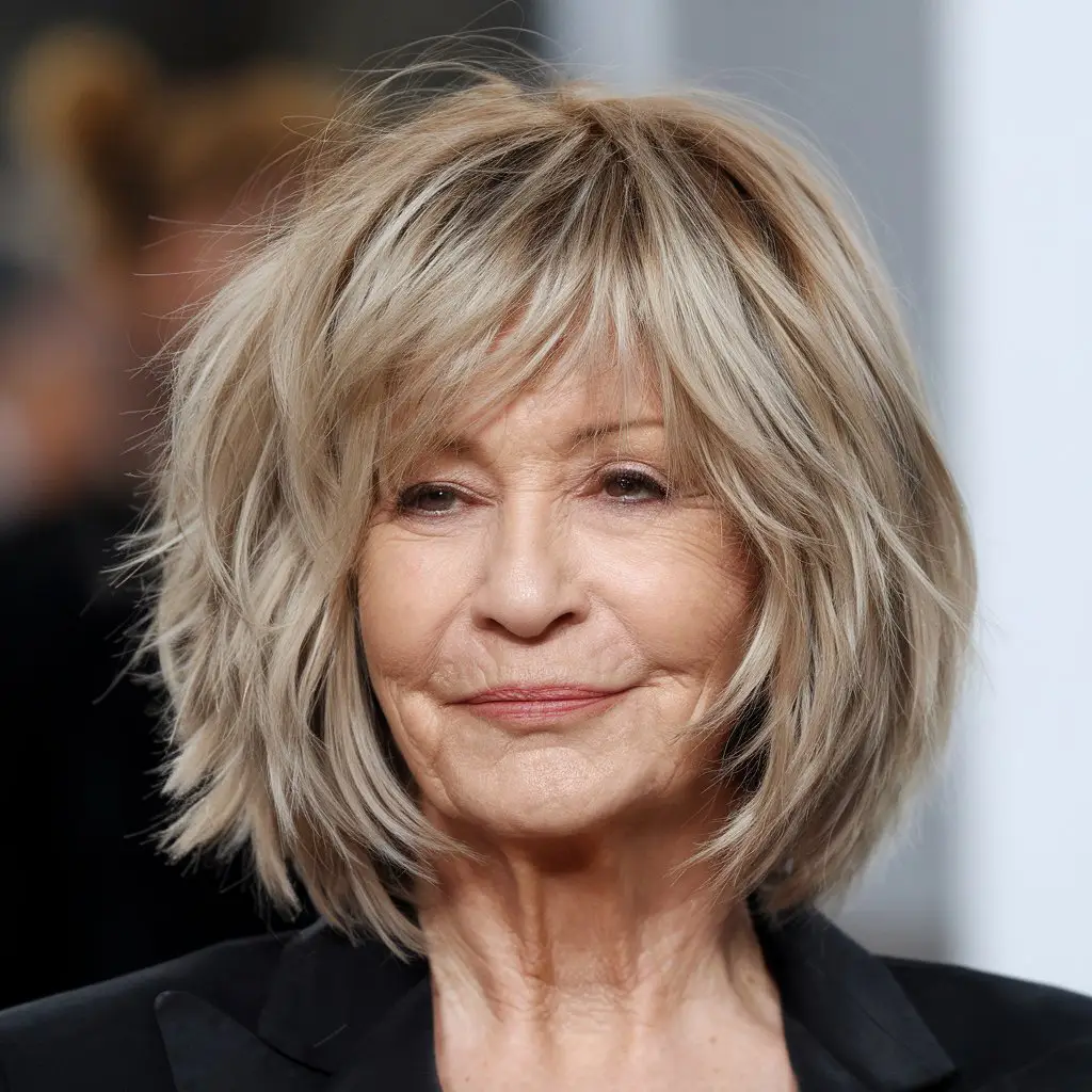 Shaggy Bob with Fringe