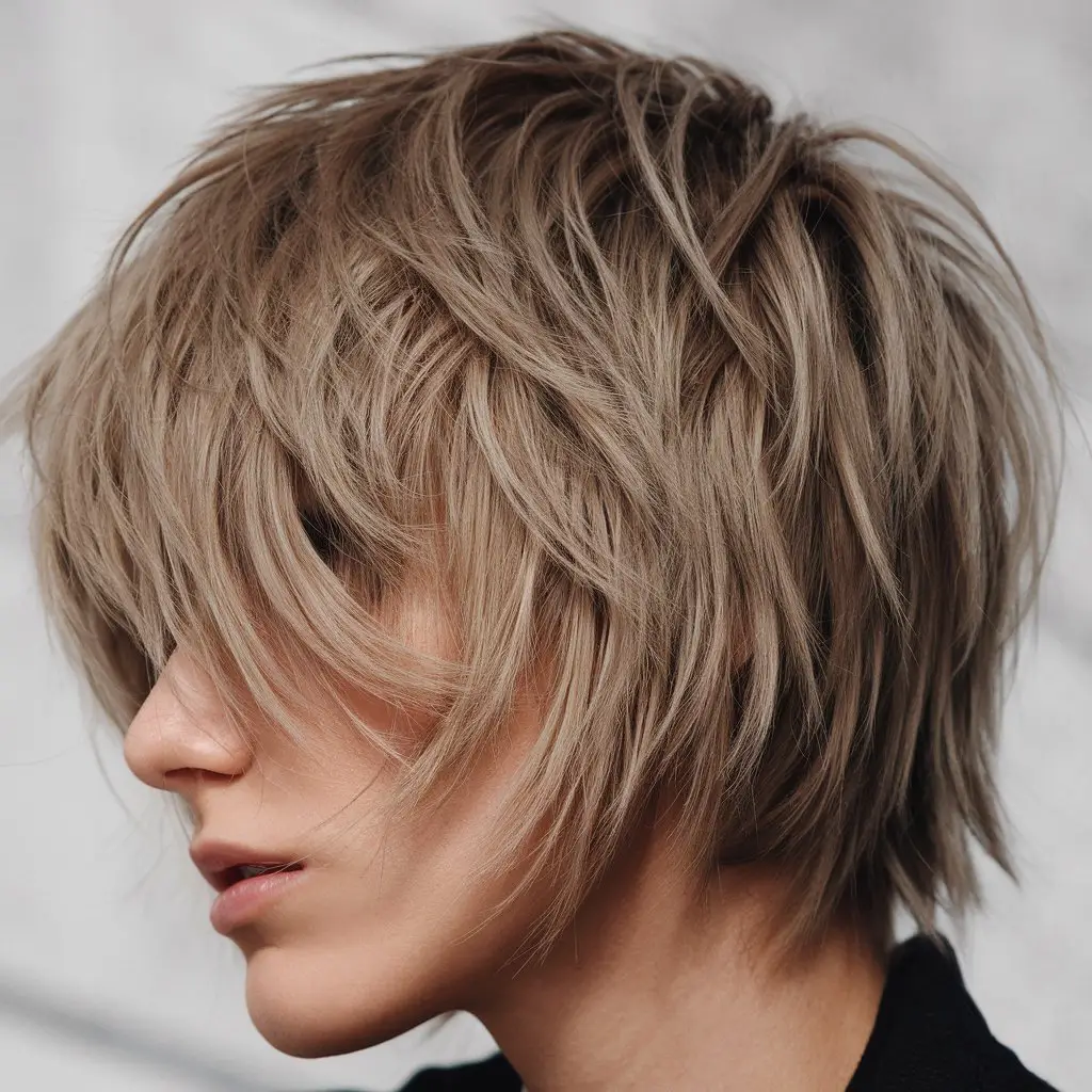 Shaggy Pixie with Medium Layers