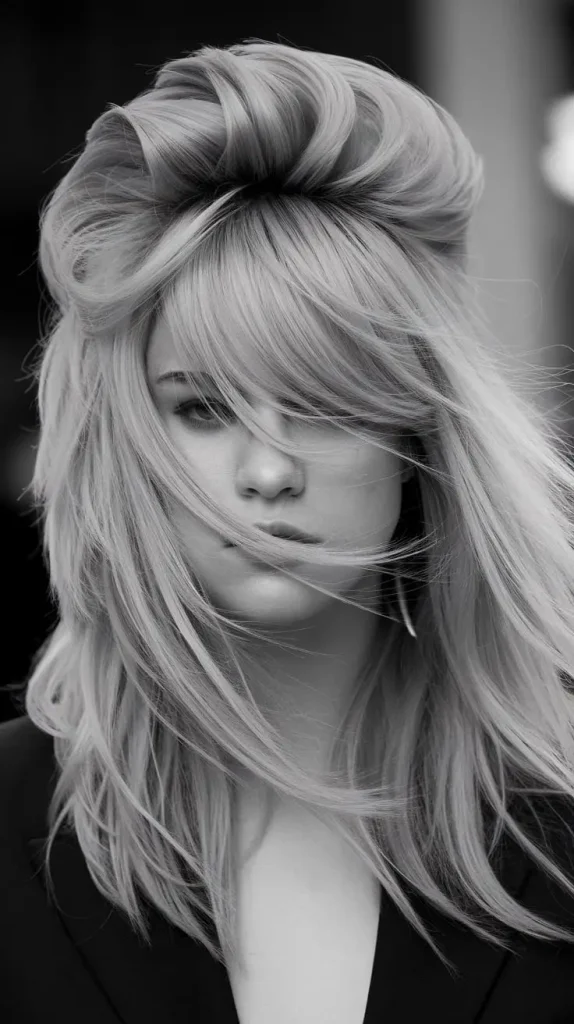 Short Choppy Shag with Voluminous Crown – Extra Lift & Drama