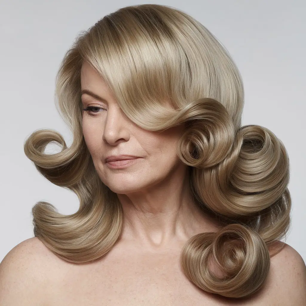  Side-Swept Curls